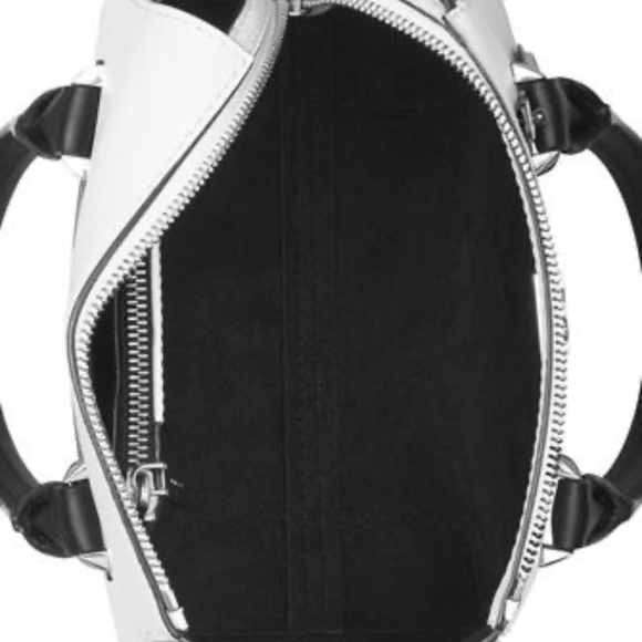Michael Michael Kors NOLITA MINI MESSENGER Black and White small bag - Picture 11 of 12